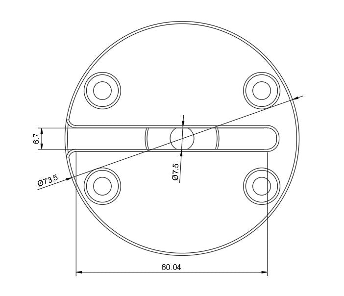 Eskimo Hub Adapter Plate with T-Track