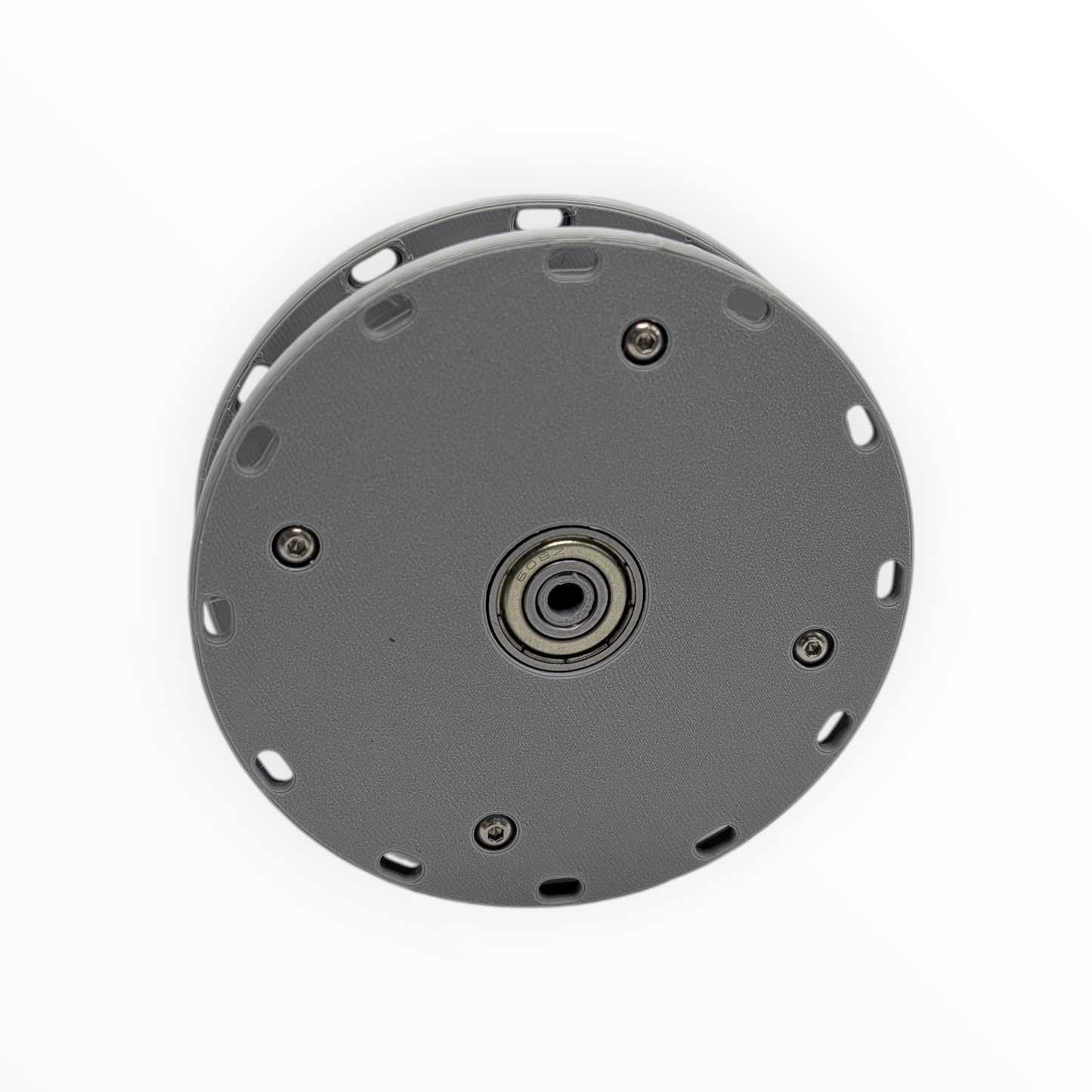 Rattle Reel for 10mm/11mm poles - Gray