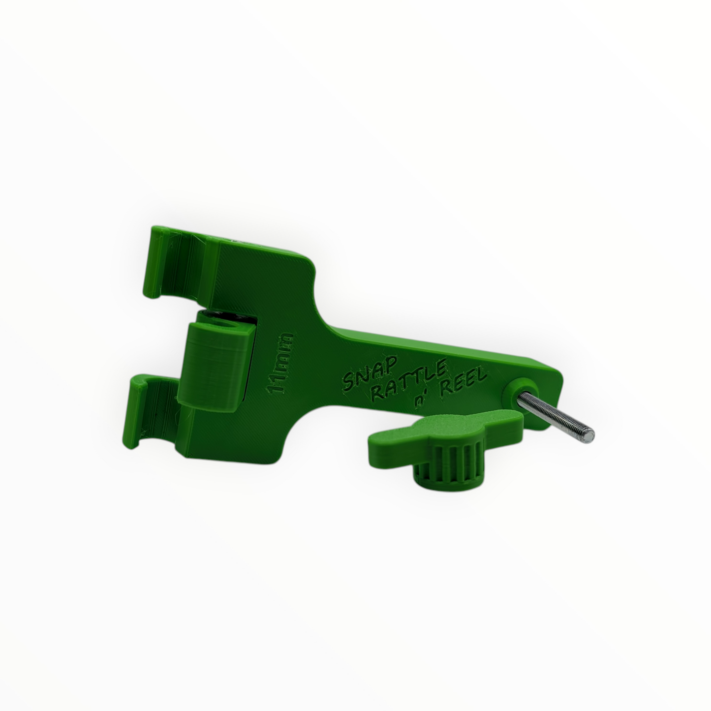 Rattle Reel for 10mm/11mm poles - Bright Green