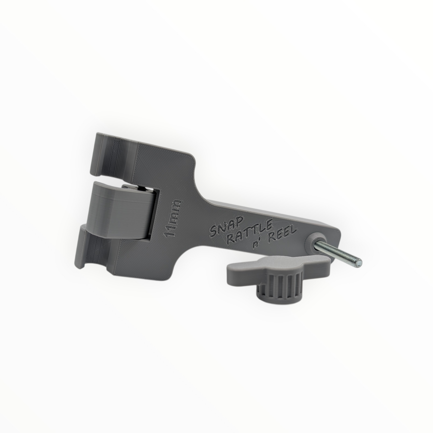 Rattle Reel for 10mm/11mm poles - Gray