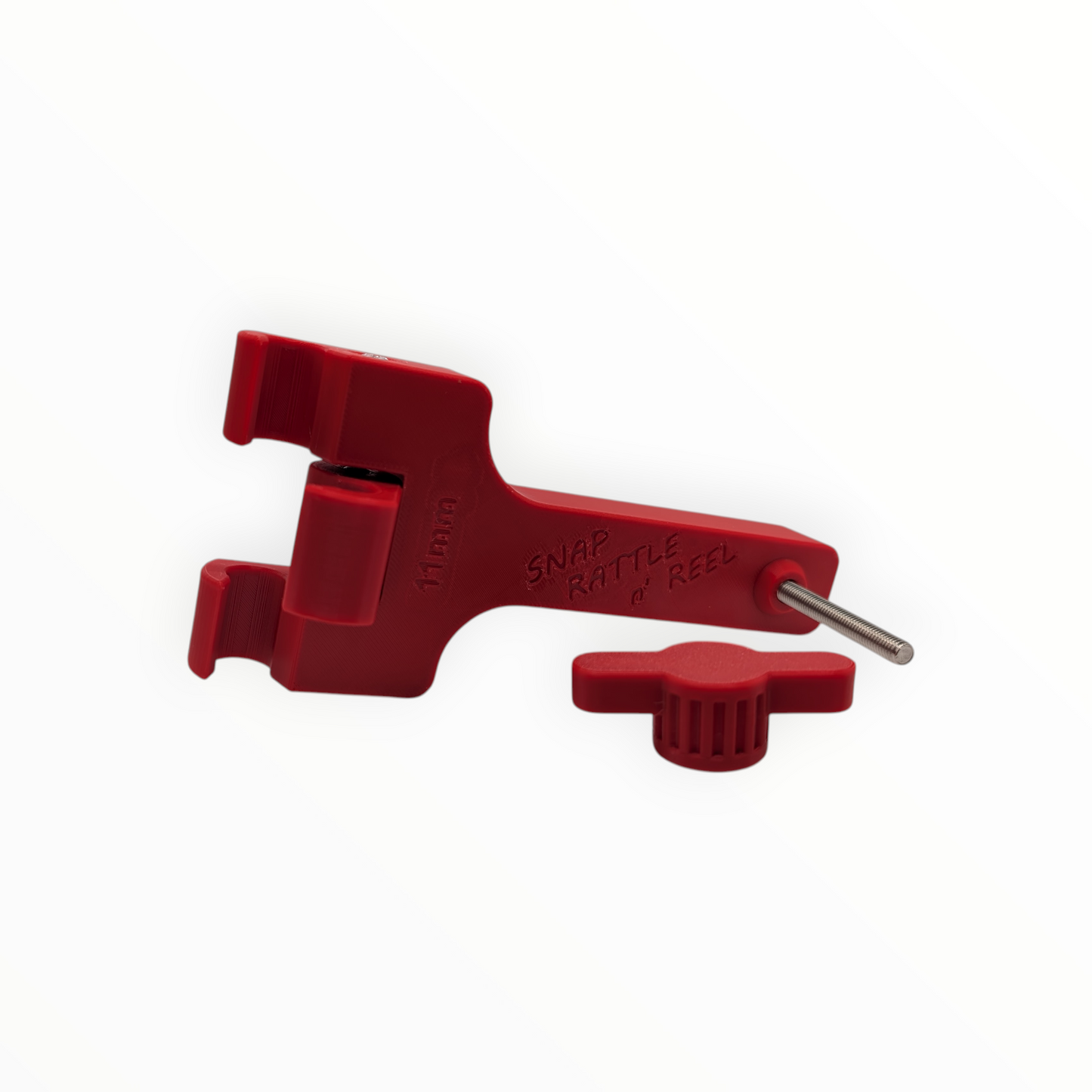 Rattle Reel for 10mm/11mm poles - Red