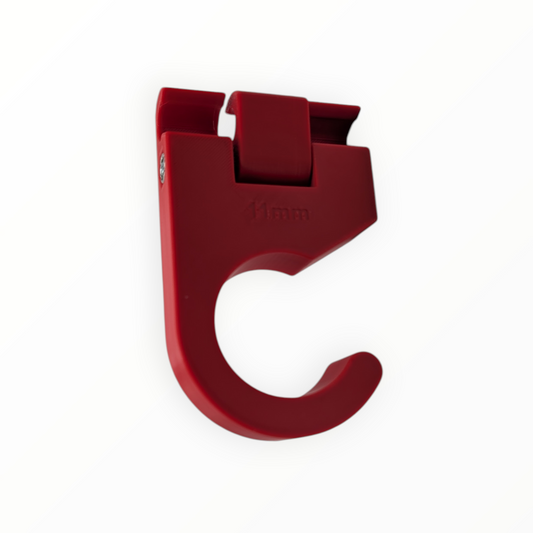 Gear Hook for 11mm/10mm Shanty Poles - Red