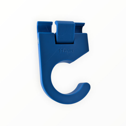 Gear Hook for 11mm/10mm Shanty Poles - Electric Blue