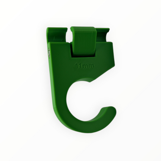 Gear Hook for 11mm/10mm Shanty Poles - Bright Green