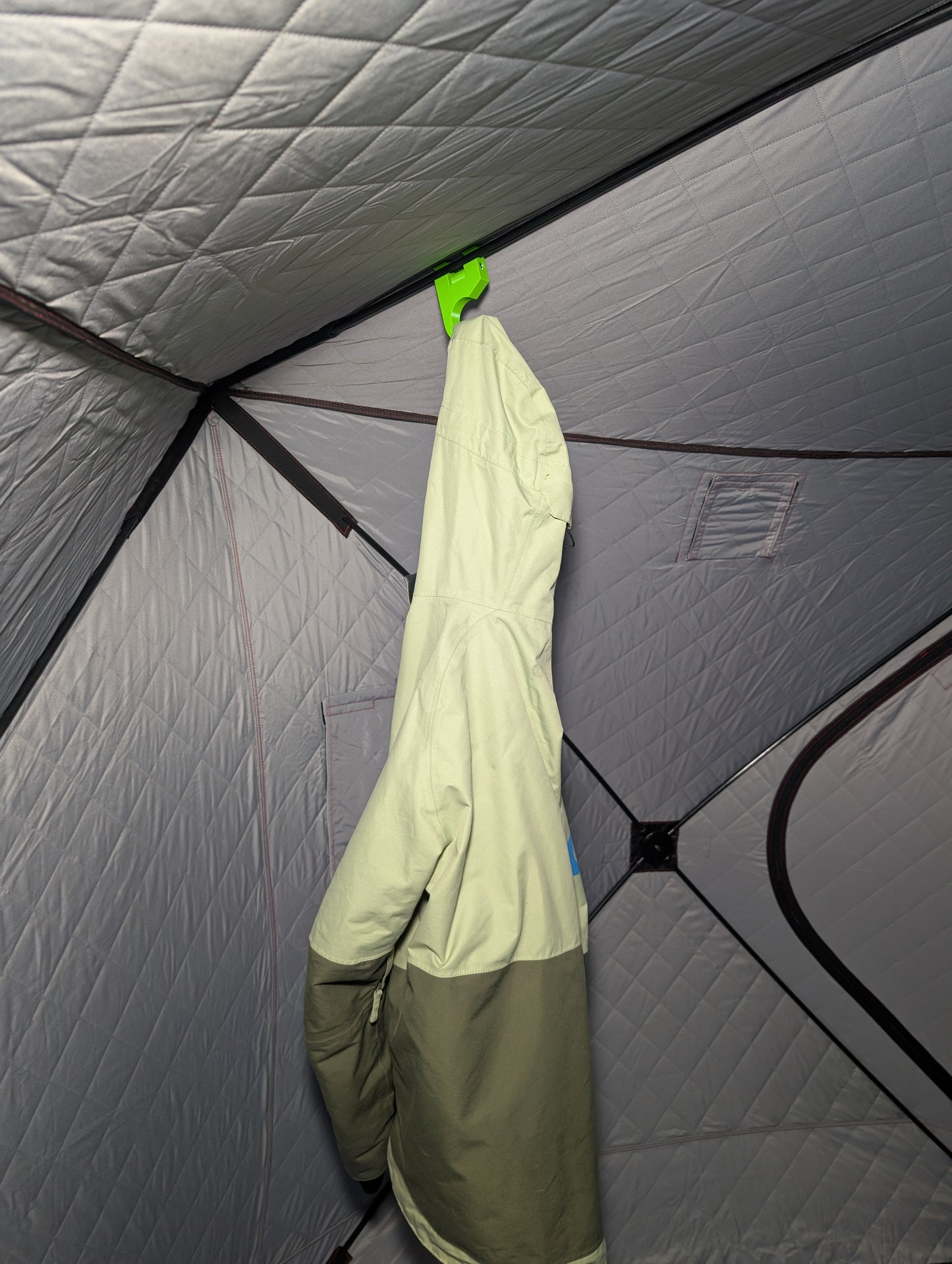 Gear Hook for 11mm/10mm Shanty Poles - Bright Green